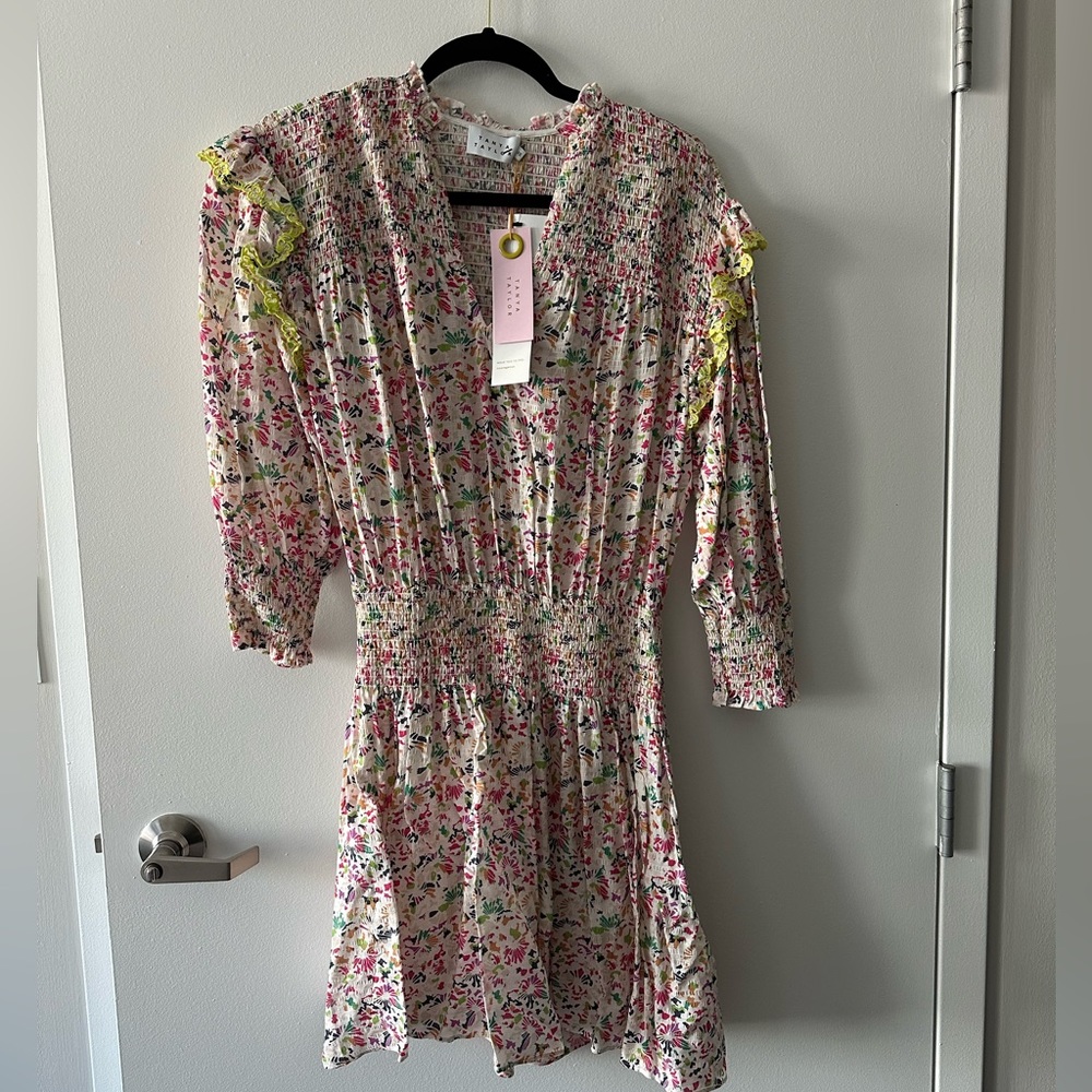 Tanya Taylor Printed Mini Dress